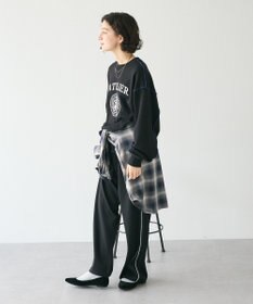 CRAFT STANDARD BOUTIQUE 配色ロゴメロープルオーバー