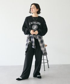 CRAFT STANDARD BOUTIQUE 配色ロゴメロープルオーバー