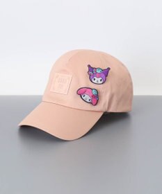 AURORA 【 ANNA SUI（アナ スイ）】マイメロディ&クロミ 刺しゅうブローチ付きキャップ