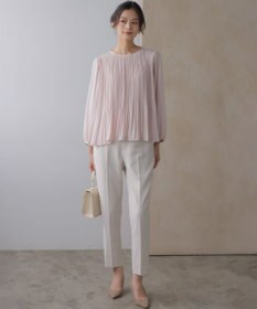 組曲 S 【WEB限定】ジョーゼットシフォンプリーツ ブラウス