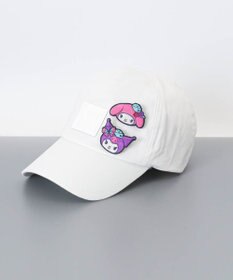 AURORA 【 ANNA SUI（アナ スイ）】マイメロディ&クロミ 刺しゅうブローチ付きキャップ