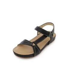 Pointer 天然皮革 本革ストラップサンダル