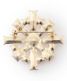 23区 【APPLAUDIR】スクエアビジュー ブローチ