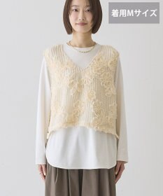 AMERICAN HOLIC 【選べる丈】Ｖネックレースベスト