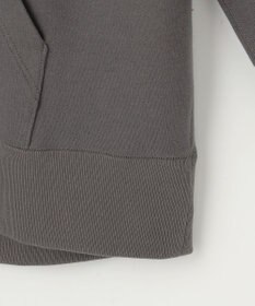 自由区 L クリアループバックジップ パーカー