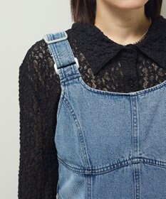 Green Parks ・ＳＵＧＡＲ　ＳＰＯＯＮ　デニムコルセットオールインワン