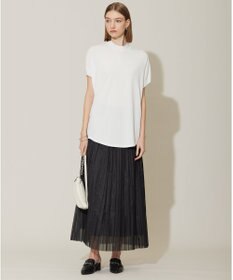 ICB 【接触冷感・UVカット・洗える】 ヴィスコースナイロンハイゲージ プルオーバー