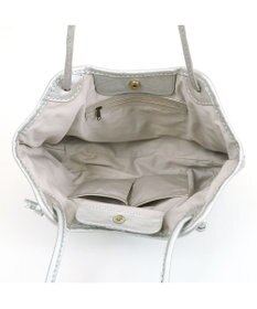 UNBILLION 【訳あり商品】 牛革レザーメッシュトートL