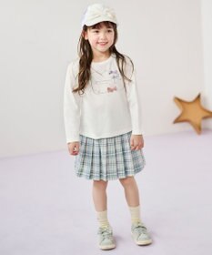 ANY KIDS チェック ガーリー スカパン