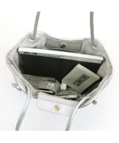 UNBILLION 【訳あり商品】 牛革レザーメッシュトートL