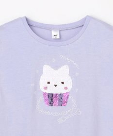 ANY KIDS 【綿100%】ドロップショルダーミラクルスパンコールTシャツ