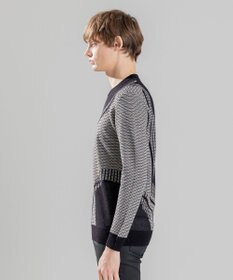 JOSEPH HOMME CRAWLING JAQUARD KNIT