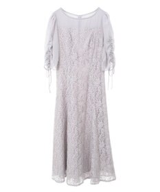 YECCA VECCA レース切替フレアドレス