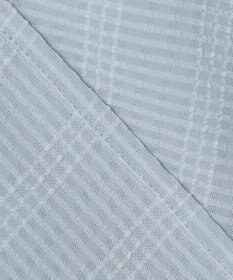 Feroux 【洗える】シャドーチェック ブラウス