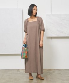 J.PRESS YORK STREET 【WOMEN】コットンワッシャーリラックス ワンピース