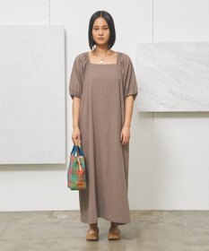 J.PRESS YORK STREET 【WOMEN】コットンワッシャーリラックス ワンピース