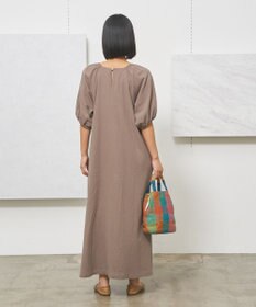 J.PRESS YORK STREET 【WOMEN】コットンワッシャーリラックス ワンピース