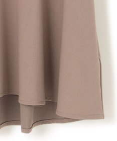 ICB L 【WEB限定・洗える】綿エステル天竺 へプラムカットソー