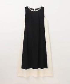 GRACE CONTINENTAL バイカラーフレームドレス