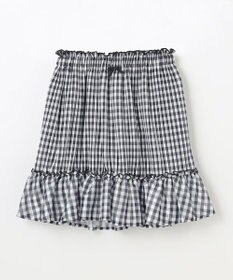 組曲 KIDS 【110-140㎝】ギンガムチェックプリーツ スカート