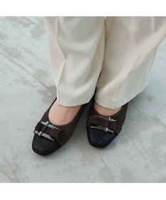 Riz raffinee <Riz raffinee>【3E】バックルリボンモチーフパンプス