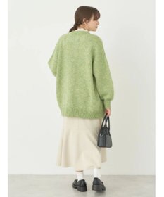 earth music&ecology ファンシーヤーンメランジカーディガン