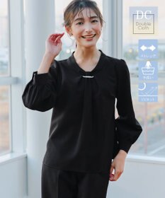 Tiaclasse 【ダブルクロス】2wayボウタイ風ブラウス