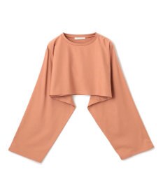 BEIGE， 【BEIGE,ecru/WEB限定・洗える】JERSEY STITCH / コットンクロップドトップス