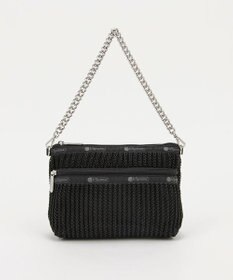 LeSportsac CHAIN CROCHET CLUTCH/ブラッククロシェ