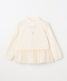 ANY KIDS 裏起毛 ネックレス トレーナー