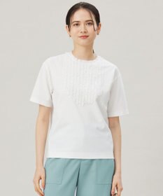 自由区 【接触冷感・UVカット・洗える】ベビーフリル Tシャツ