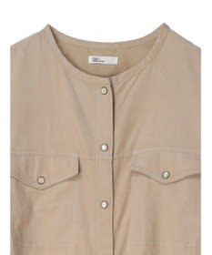 CRAFT STANDARD BOUTIQUE コーデュロイパールドット釦ワンピース