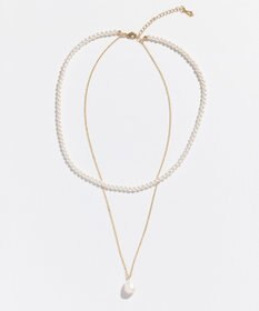 Phoebe 〈オンワード限定セット〉クラスパールライトフィットイヤリング×クラシカルパール2連ネックレス