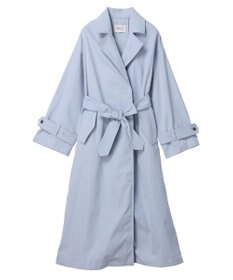 earth music&ecology 着流しロングトレンチ