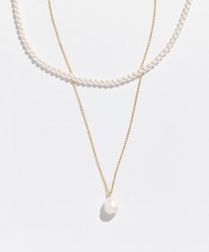 Phoebe 〈オンワード限定セット〉クラスパールライトフィットイヤリング×クラシカルパール2連ネックレス