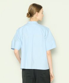 JOSEPH 【洗える】コットンシルク　フルオープンブラウス