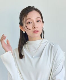 Phoebe 〈オンワード限定セット〉クラスパールライトフィットイヤリング×クラシカルパール2連ネックレス