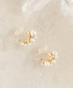 Phoebe 〈オンワード限定セット〉クラスパールライトフィットイヤリング×クラシカルパール2連ネックレス