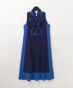 GRACE CONTINENTAL バイカラーフレームドレス