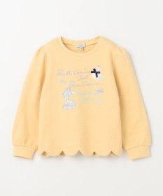 ANY KIDS 裏毛 スカラップ トレーナー