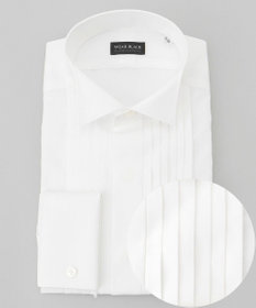 GOTAIRIKU 【WEAR BLACK】ブザム比翼ウィングカラー ドレスシャツ