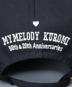 AURORA 【 ANNA SUI（アナ スイ）】マイメロディ&クロミ 刺しゅうブローチ付きキャップ