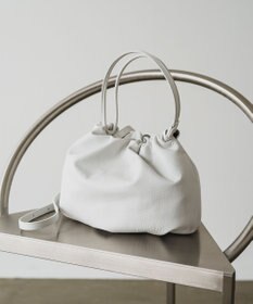 russet レザー巾着4WAYショルダーバッグ(CE-1454)