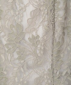 YECCA VECCA レース切替フレアドレス