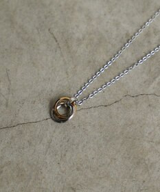 WEGO ミニトリプルリングチェーンネックレス