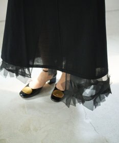 #Newans オーガンジーオリガミヘムスカート