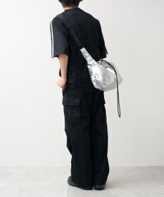 WEGO 【CONVERSE/ユニセックス着用ITEM】別注CONVERSEドローコードショルダーバッグ