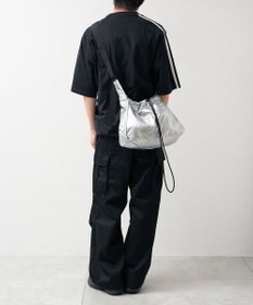 WEGO 【CONVERSE/ユニセックス着用ITEM】別注CONVERSEドローコードショルダーバッグ