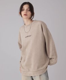 WEGO 【ユニセックス着用ITEM/2点SET/MLサイズ展開】アクセ付きフェイクスウェードプルオーバー