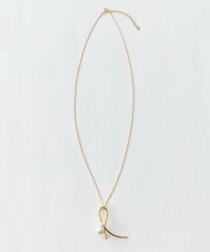 Phoebe 2wayクロスメタルパールブローチネックレス　ゴールド　セレモニー/入卒/式典